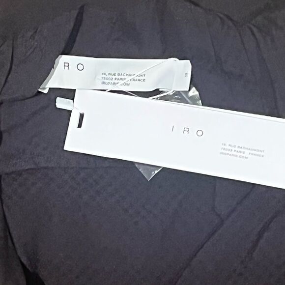 IRO Ailis textured woven peplum Top BNWT - Picture 5 of 5